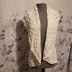 Cato Cream Cable Knit Vest